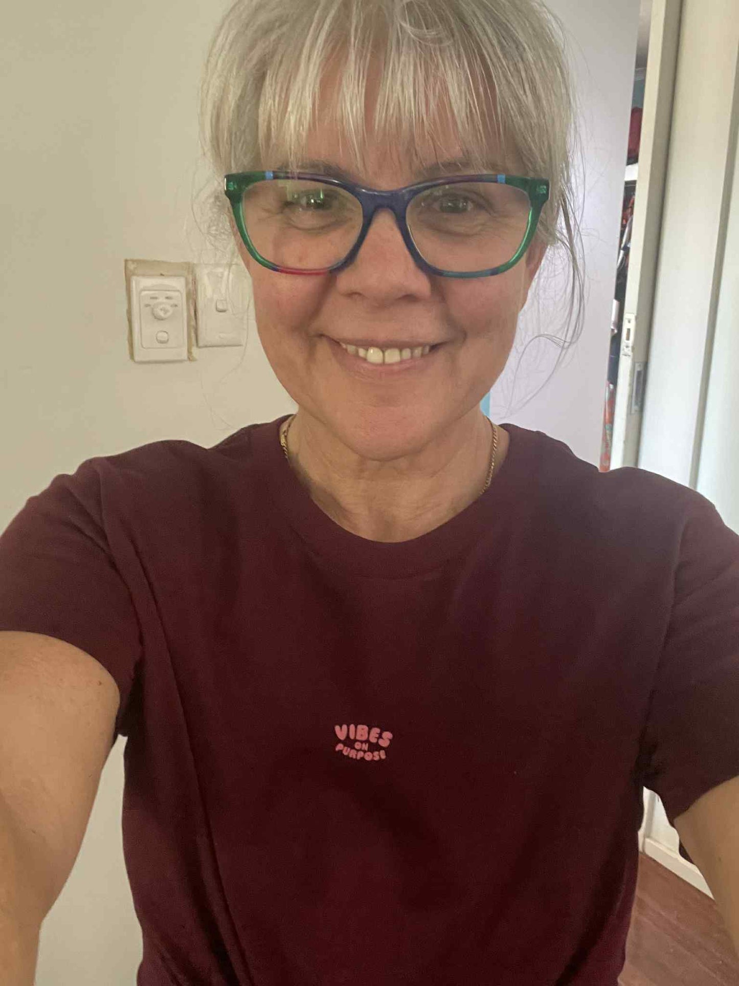 TEE: BIG LOVE, BIG LIFE. BIGGER ATTITUDE. Burgundy