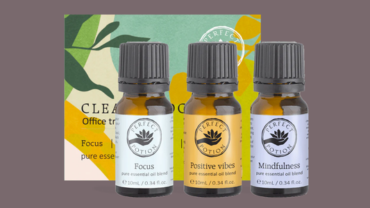 E-Oils: Clear & Focused Home Office Trio